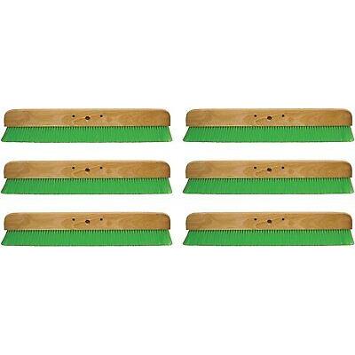 Kraft Tool Co. CC456-01 36 in. Green Nylex Soft Finish Broom Head, 6-Pack