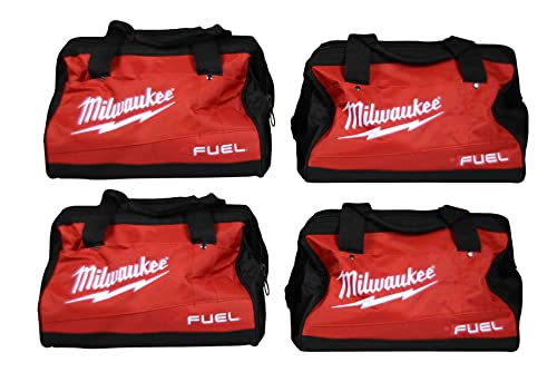 Milwaukee 13inch Heavy Duty Contractor FUEL Tool Bag 4 Pack