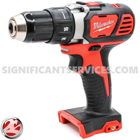 Milwaukee M18 2607-20 Cordless 1/2" Compact Hammer Drill Driver 2.0 Ah Batteries