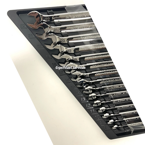 Milwaukee 48-22-9515 15-Piece Chrome Alloy Steel Combination Metric Wrench Set
