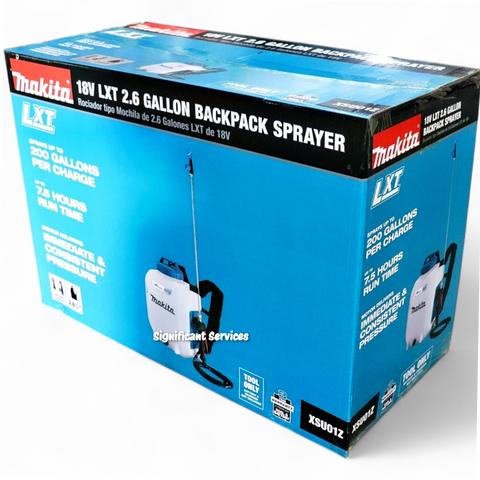 New Makita XSU01Z 18V 18 Volt LXT Li-Ion Cordless 2.6 Gallon Backpack Sprayer