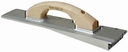 Kraft Tool CF066H-8 16"x3-1/4" Magnesium Beveler Driveway Float w/ Wood Handle