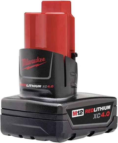 Milwaukee 48-11-2440 M12 4.0 Ah Red + 48-59-2401 M12 Battery Charger Starter Kit