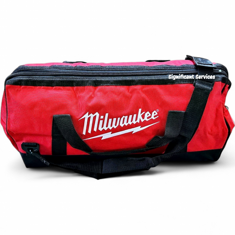 Milwaukee 22" Heavy Duty Canvas Contractor Drill Tool Bag Carry Case