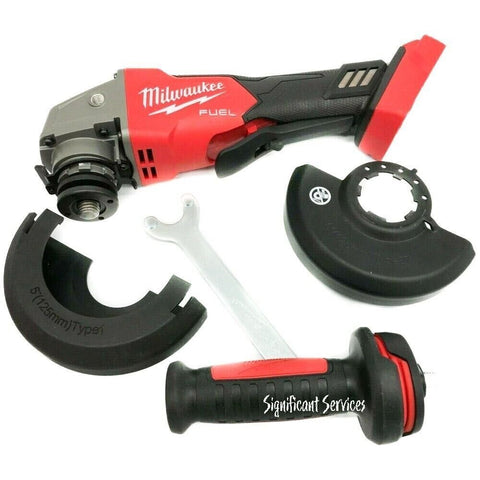 Milwaukee 2880-20 M18 FUEL Brushless Li-Ion 4-1/2" 5 in. Cordless Angle Grinder