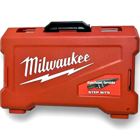 Milwaukee 48-89-9224 Step Bit 6-Piece Set Drill Power Kit #1 #4 #6 #7 #8 #9