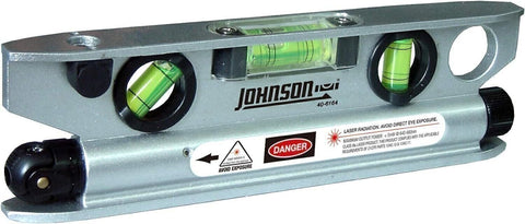 Johnson Level & Tool 40-6164 Magnetic Torpedo Laser Level Red 1 Laser Level