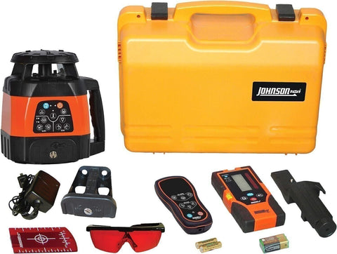 Johnson Level 40-6529 Electronic Self Leveling Horizontal Vertical Laser Kit