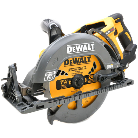 DeWALT DCS577B FLEXVOLT 60V MAX Li-Ion 7-1/4 IN. Cordless Worm Drive Style Saw