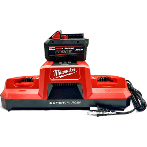 Milwaukee 48-59-1881SC M18 REDLITHIUM 8.0 Ah Forge Dual Bay Super Charger Kit