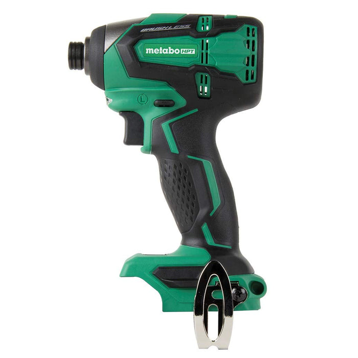 Metabo HPT 18V Cordless Impact Driver, 1,522 In-Lbs of Torque, 3,400 max IPM, Brushless (Tool Only) | WH18DBFL2Q4