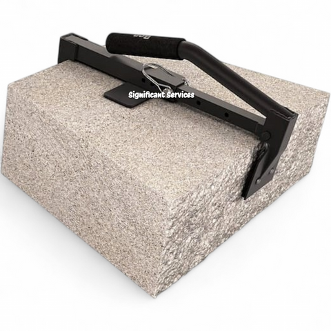 Bon Tool 21-468 Heavy Duty Block Tongs with Rubber Pad Handle