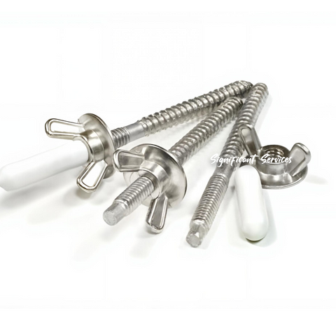 Simpson Strong-Tie SPS25344-KT 1/4 x 3-7/16 Stainless Storm-Panel Screw Kit 25ct