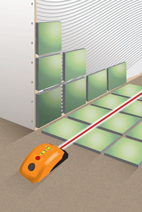 Johnson Level 9250 Laser Mouse Level Tool 30ft Self-Leveling Horizontal Vertical Line