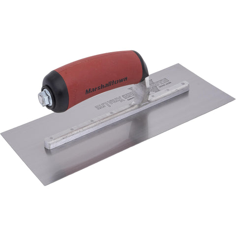 MARSHALLTOWN MXS91D High Carbon Steel Finishing Trowel, 4.5 x 11 Inch Concrete, Masonry and Drywall Finishing Tool, Made in the USA