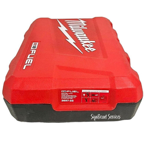 Milwaukee 3697-22 M18 FUEL Cordless 2-Tool Hard Carrying Case 2953-20 2904-20