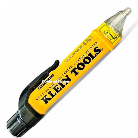 Klein Tools NCVT-5A Voltage Tester, Non-Contact Dual Range Voltage Tester Pen with Integrated Laser Pointer and Visual and Audible Alerts