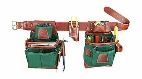 Genuine Occidental Leather 8585 M Heritage FatLip 25 Pocket Premium Tool Bag Set