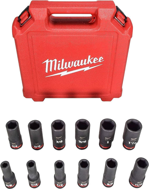 Milwaukee Socket Set 6POINT SAE DP 1/2IN 49-66-7011