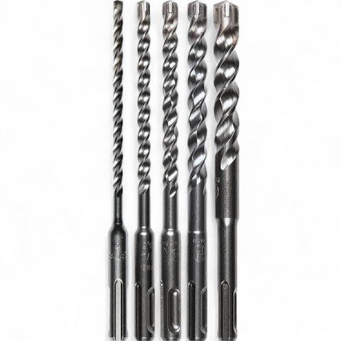 Makita B-61298 5 Pc. SDS-Plus 3-Cutter Rotary Hammer Drill Concrete Bit Set New