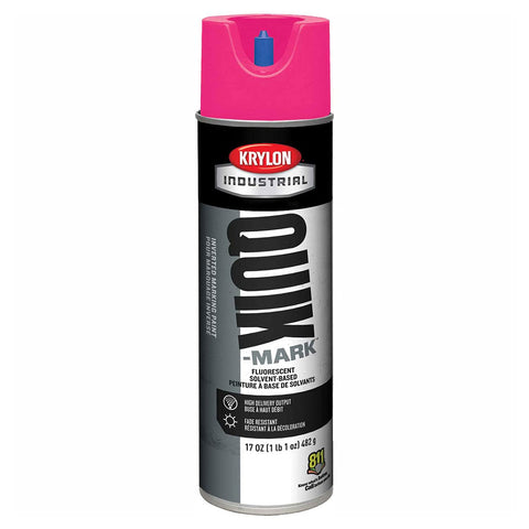 Krylon Industrial Quik-Mark SB Inverted Marking Paint Fluorescent Hot Pink