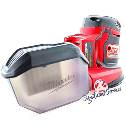 Milwaukee 2648-20 M18 18V Li-Ion Cordless 5" Random Orbit Sander Dust Canister