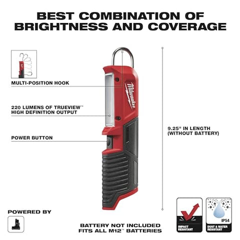 Milwaukee 2351-20 M12 LED Stick Light Bare Tool