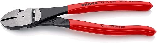 KNIPEX Tools 74 21 200, 8-Inch High Leverage Angled Diagonal Cutters (Pack of 1-)