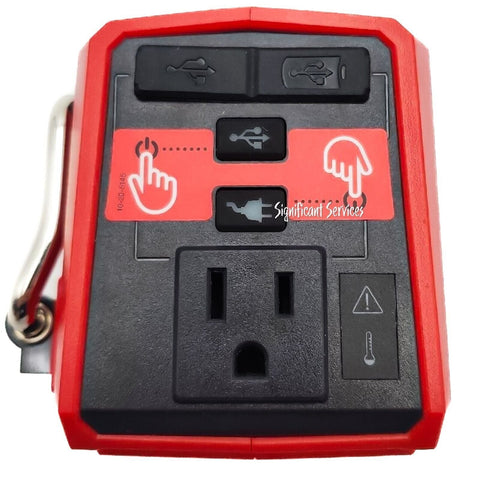 Milwaukee 2846-50 M18 TOP-OFF 175-Watt Cordless Power Supply Inverter M18 5.0...
