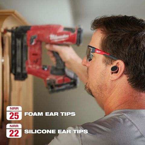 Milwaukee 2191-21 USB Bluetooth Jobsite Ear Buds with Noise Isolation