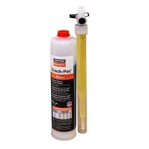 Simpson Strong-Tie ETIPAC2G10KT Crack-Pac 9-oz Injection Epoxy Kit 2-Cartridge