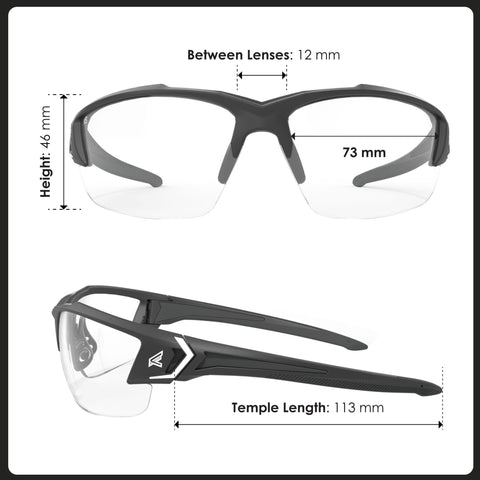 Edge SDK111VS-G2 Wrap-Around Anti-Fog / Vapor Shield Safety Glasses
