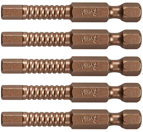 VEGA P150H1064A 5/32" HEX Allen Wrench Impact Driver Bits 5pk