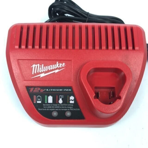 New Genuine Milwaukee 48-59-2401 M12 12V Lithium Ion Battery Charger 12 Volt 3pk