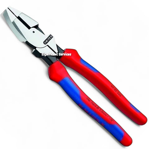 Knipex 0902240 9.5-Inch Ultra-High Leverage Lineman's Pliers