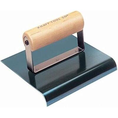 Kraft Tool CF577 1/2-Inch Radius Blue Steel Hand Edger with Wood Handle, 6 x...