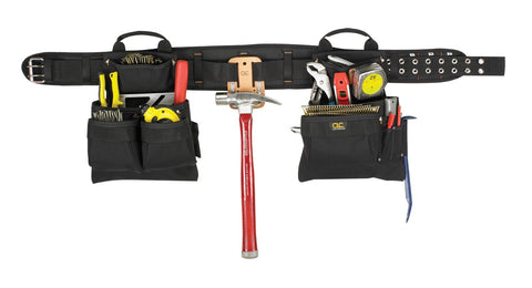 CLC Custom Leathercraft 5608XL 4 Piece Carpenter's Combo Tool Belt 17 Pocket