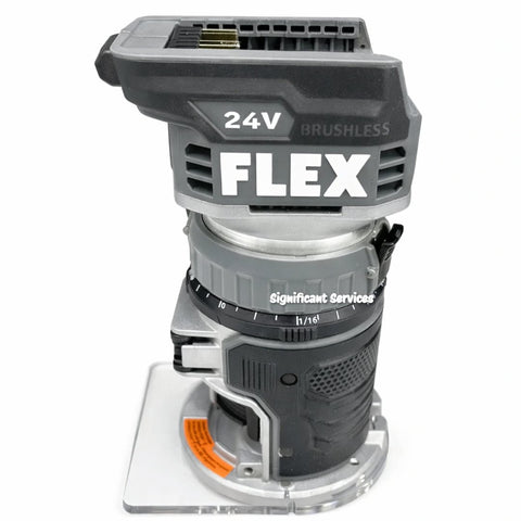 FLEX FX4221-Z 24V 1/4" 1.5HP Variable Speed Brushless Cordless Trim Router