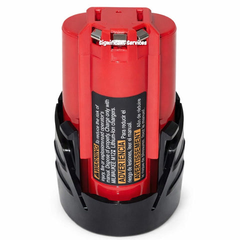 Milwaukee (2-Pack) 48-11-2420 M12 REDLITHIUM 2.0 Compact Battery Packs