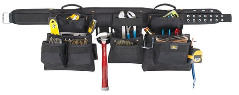 CLC 21448 Heavy Duty 15 Pocket 46" Durable Leather Professional Tool Belt