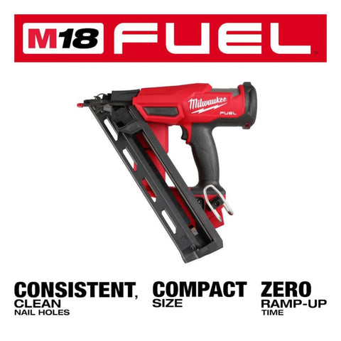 Milwaukee 2839-20 M18 FUEL 15 Gauge Finish Nailer Tool Only