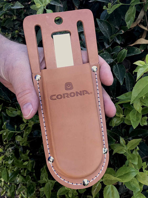 Corona AC 7220 Leather Pruner Scabbard Holster 5" Belt Clip