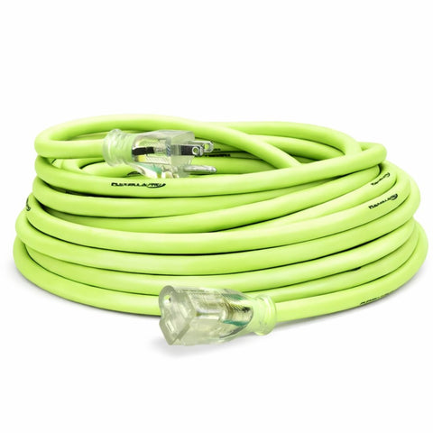 Flexzilla FZ512830 Pro Extension Cord, 12/3 AWG SJTW 50 ft. Lighted Plug