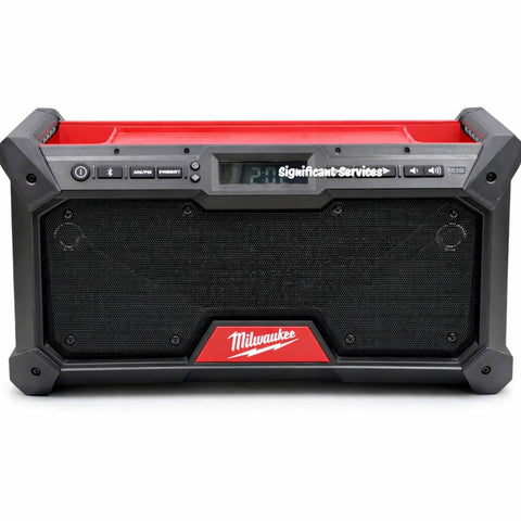 Milwaukee 2952-20 M18 Bluetooth Jobsite Radio AM/FM Portable Worksite Boombox