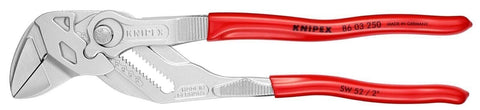 KNIPEX Tools 8603250 Adjustable Pliers Wrench Smooth Jaws Chrome Finish 10" in.