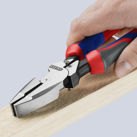 Knipex 0902240 9.5-Inch Ultra-High Leverage Lineman's Pliers