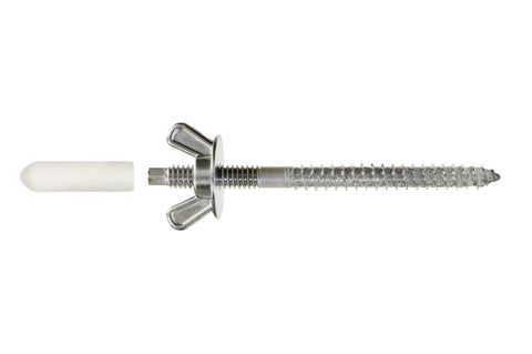 Simpson Strong-Tie SPS25344-KT 1/4 x 3-7/16 Stainless Storm-Panel Screw Kit 25ct