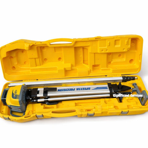Spectra LL300N-1 Self Leveling Laser Level Kit HL450 Receiver Clamp 15 ft Tripod