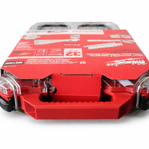 Milwaukee 48-22-9482 32-Piece Metric 3/8 in. Mechanics Ratchet and Socket Set with PACKOUT Case