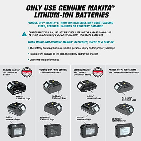 Makita XBU02PT1 36V (18V X2) LXT� Brushless Blower Kit with 4 Batteries (5.0Ah)